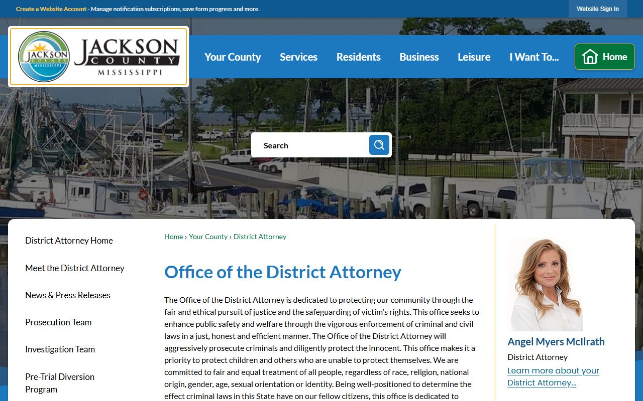 Jackson County criminal court records District Attorney office